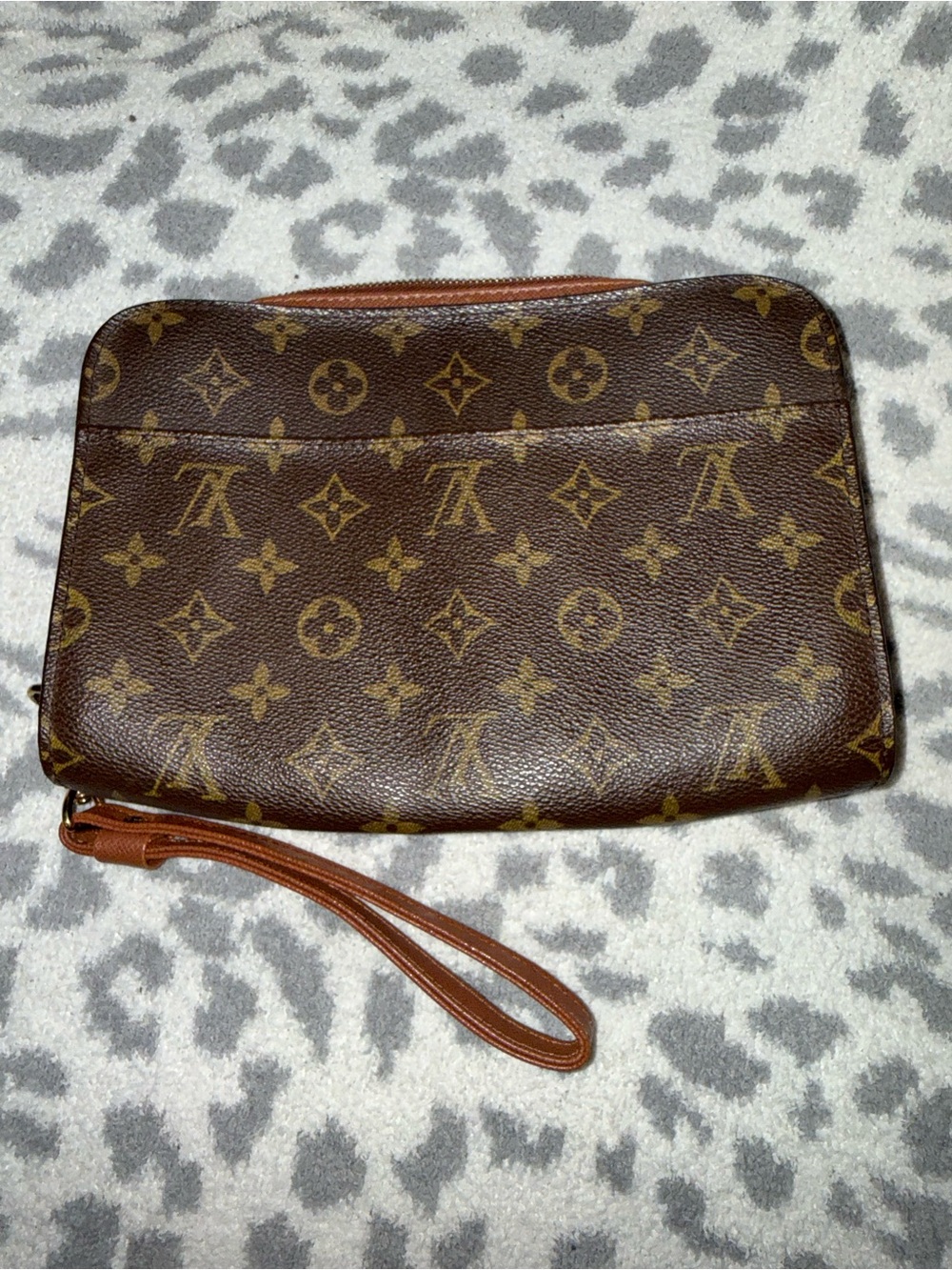 Louis Vuitton Brown Orsay 2014 Pochette  Wristlet